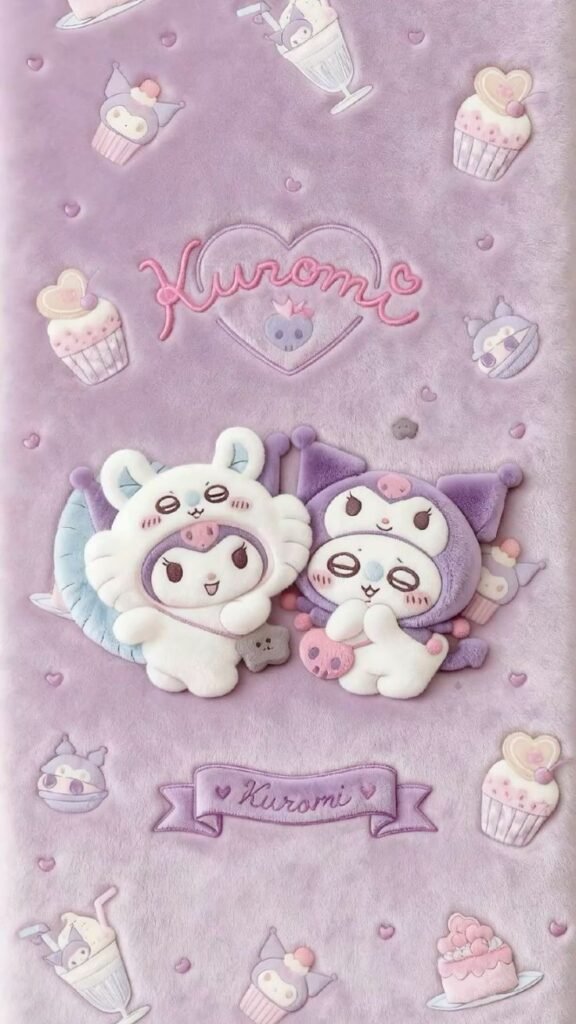 Fondo de pantalla de Hello Kitty y Kuromi