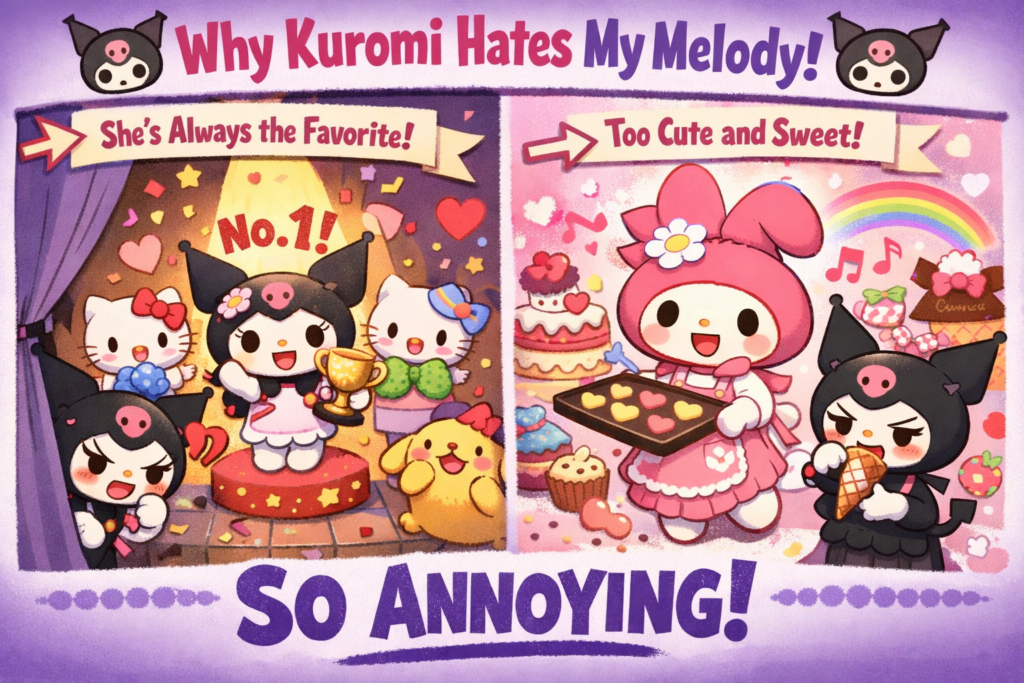 ¿Por qué Kuromi odia a My Melody